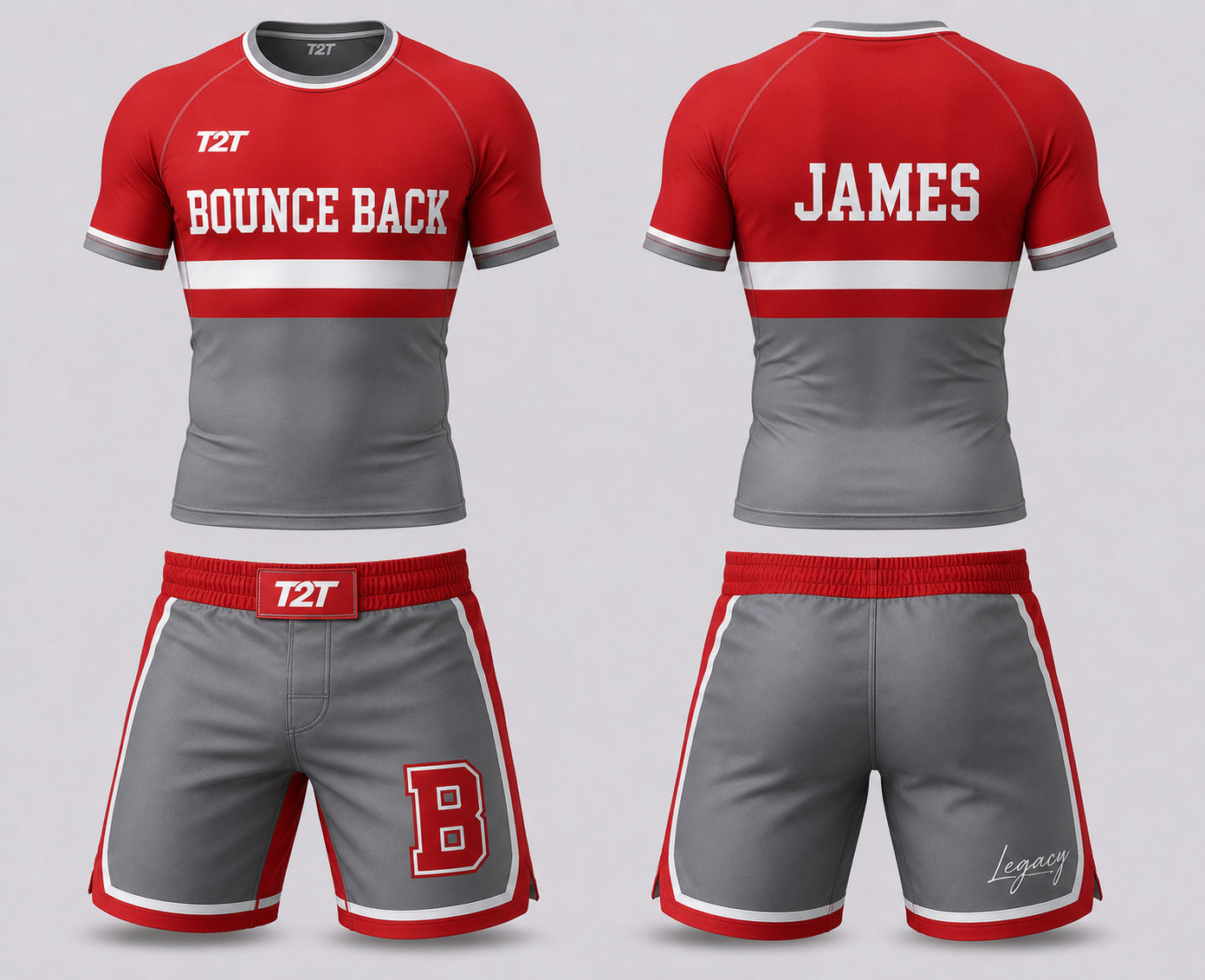 Compression top & Fight Shorts